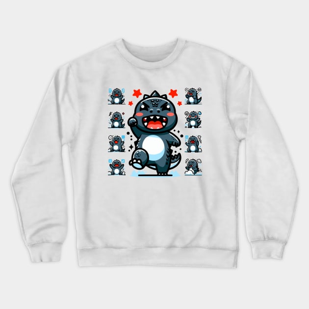 Godzilla Crewneck Sweatshirt by Rembetek